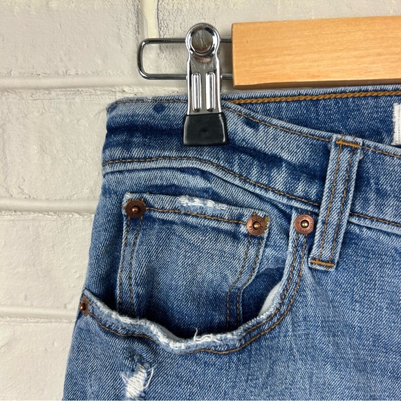 Abercrombie + Fitch Curve Love Ankle Straight Ultra High Rise Jeans Size 27/4 - Picture 6 of 10